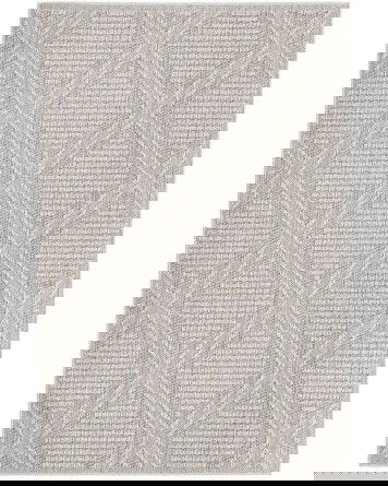 Tapete Sinfonía Exterior Enrejado de Rombos en Gris Claro