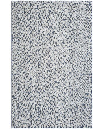 Tapete Sinfonía Exterior Animal Print en Azul