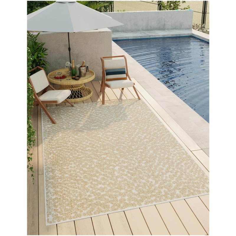 Tapete Sinfonía Exterior Animal Print en Beige