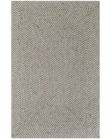 Tapete de Yute Trenzado Escoces en Gris