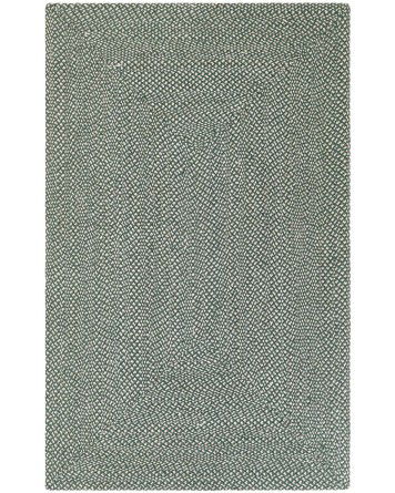 Tapete de Yute Trenzado Escoces en Verde