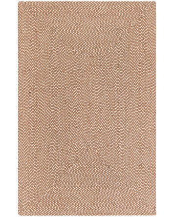 Tapete de Yute Trenzado Escoces en Café