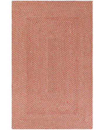 Tapete de Yute Trenzado Escoces en Oxido