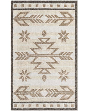 Tapete Exterior de Flechas en Beige