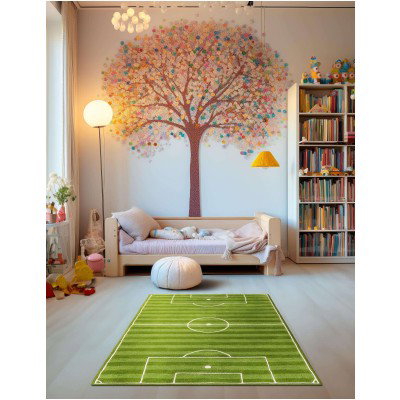 Tapete Recreo de Cancha de Futbol  - 1.50 x 2.40