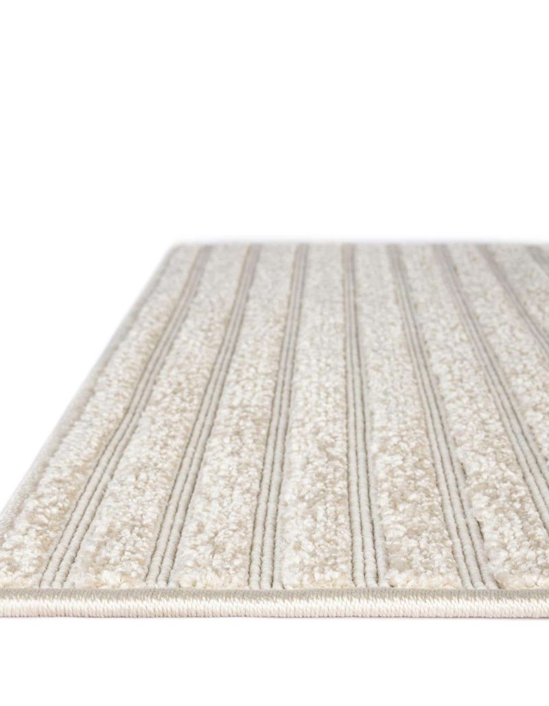 Tapete Brujas Rayas en Beige - 2.40 x 2.40 Cuadrado