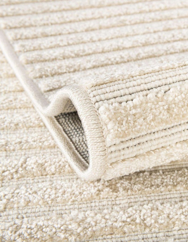 Tapete Brujas Rayas en Beige - 2.40 x 2.40 Cuadrado