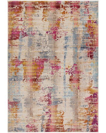 Tapete Legado Exterior Abstracto Rosa y Azul