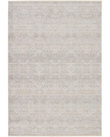 Tapete Albin Floral en Gris y Topo