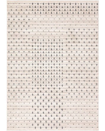 Tapete Java de Lunares Irregulares en Marfil