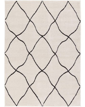 Tapete Jade de Rombos Negros