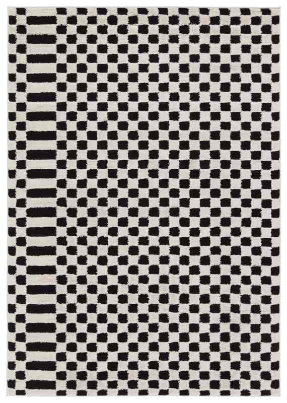 Tapete Jade a Cuadros con Negro