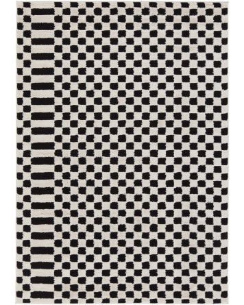 Tapete Jade a Cuadros con Negro