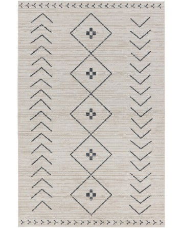 Tapete Nadia Tribal en Marfil