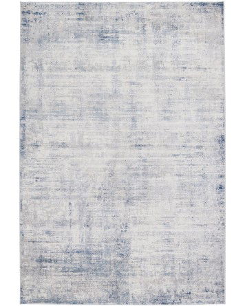 Tapete Confort Bandas Tribales en Gris y Azul