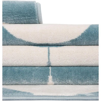 Tapete Fantasia Ondas Azules