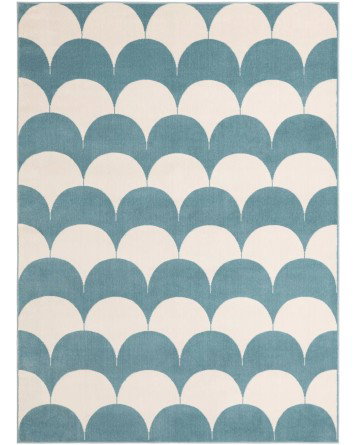 Tapete Fantasia Ondas Azules