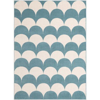 Tapete Fantasia Ondas Azules