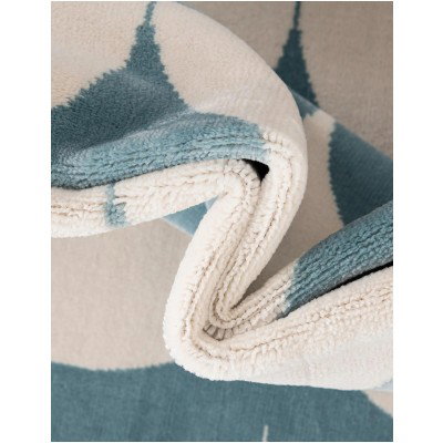 Tapete Fantasia Ondas Azules