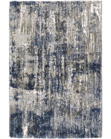 Tapete Colorado Lluvia Gris con Azul