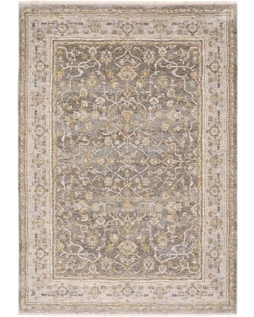 Tapete Soberano Arboleda en Gris con Oro