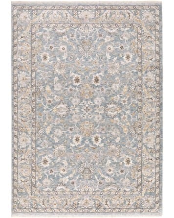 Tapete Soberano Arboleda en Azul con Marfil