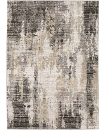 Tapete Nebulosa Abstracto en Gris y Beige