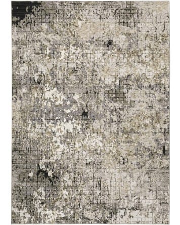 Tapete Nebulosa Cuadricula de Fondo en Gris y Marfil