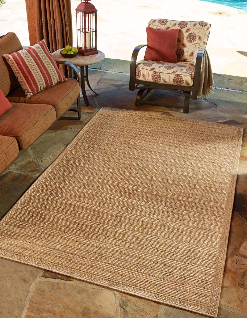 Tapete Exterior Borde Delgado Natural - 2.10 x 3.00