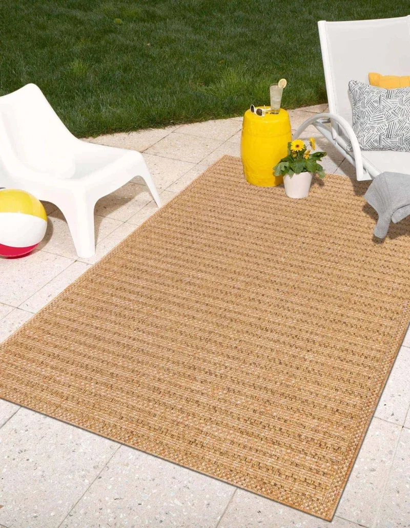 Tapete Exterior Borde Delgado Natural - 2.10 x 3.00