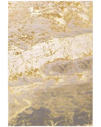 Tapete Catálisis Abstracto en Dorado