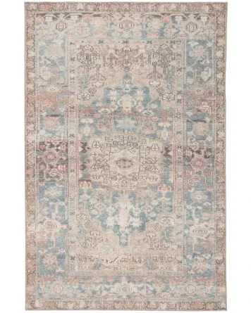 Tapete Relaciones Medallón Desvanecido en Beige