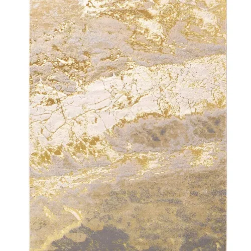 Tapete Catálisis Abstracto en Dorado