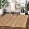 Tapete Tejido de Yute en Natural - 1.80 Cuadrado
