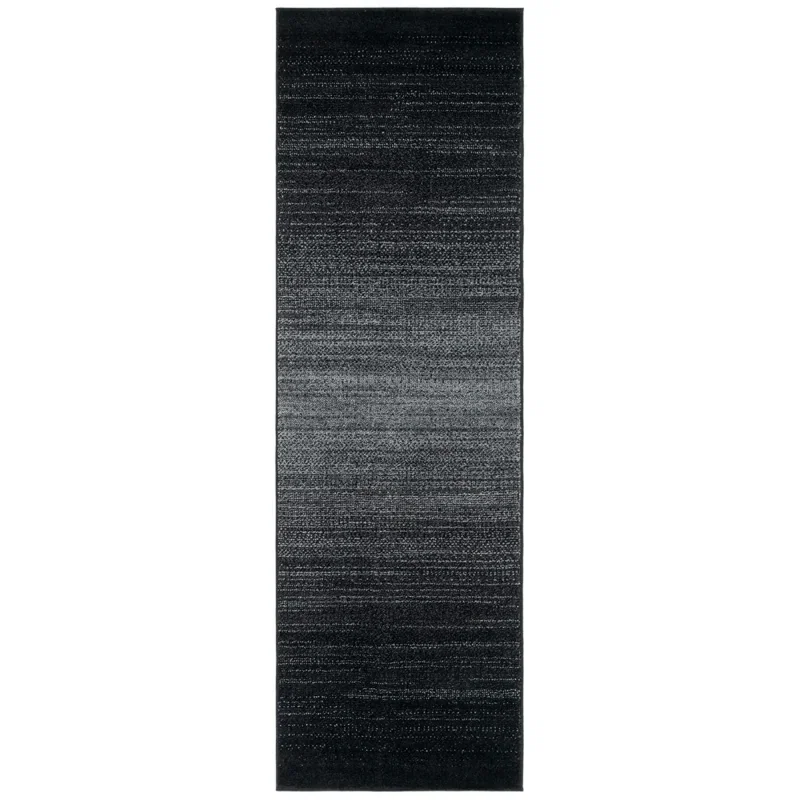 Tapete Adira Abstracto en Negro con Gris