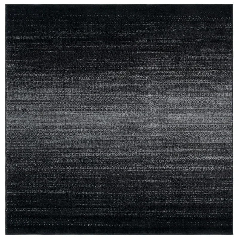Tapete Adira Abstracto en Negro con Gris