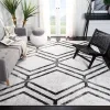 Tapete Adira Chevron Droble en Marfil con Carbon