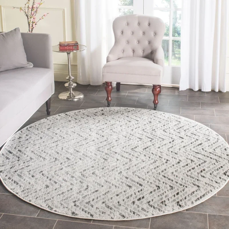 Tapete Adira Chevron en Grises