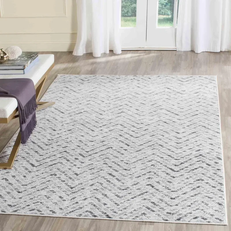 Tapete Adira Chevron en Grises