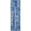 Tapete Adira Columnas de Diamantes en Azul