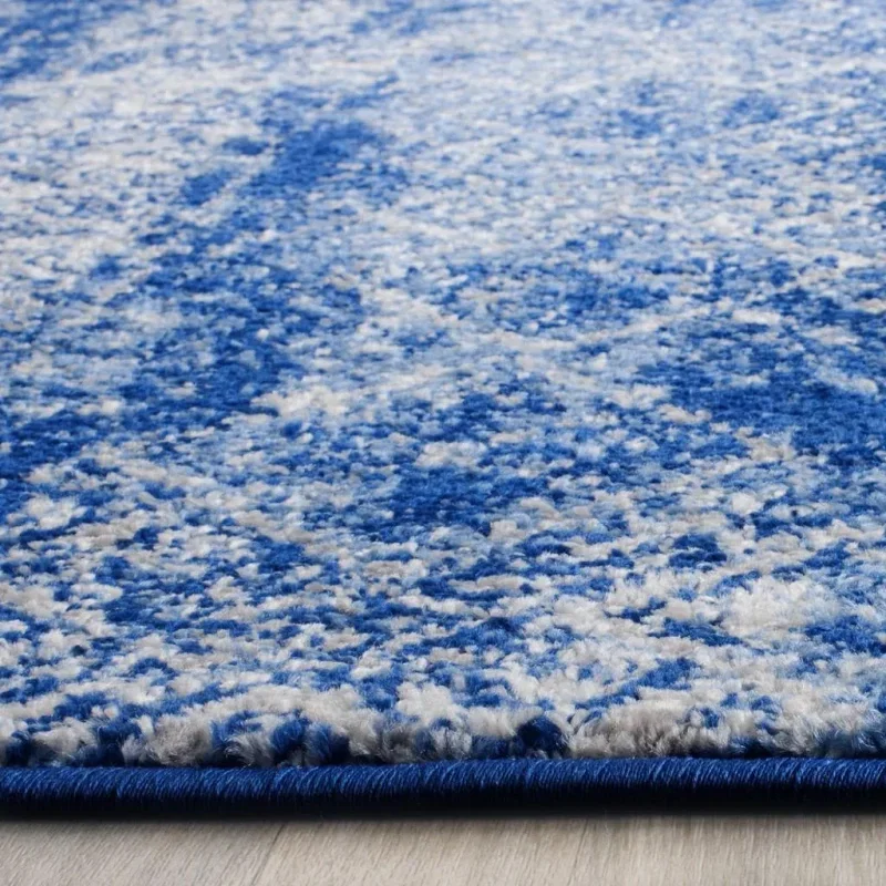 Tapete Adira Columnas de Diamantes en Azul