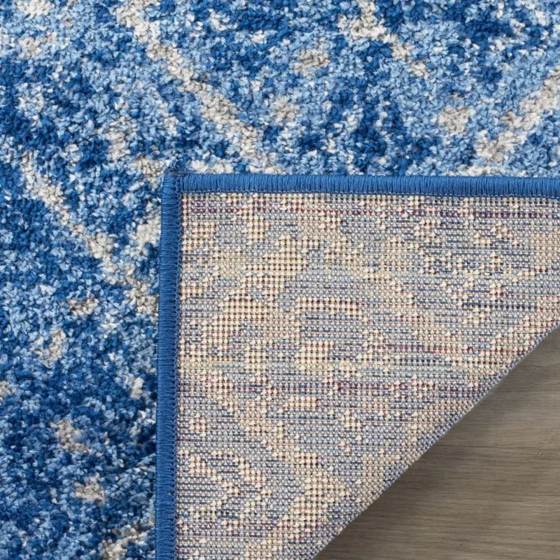 Tapete Adira Columnas de Diamantes en Azul