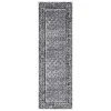 Tapete Adira de Diamantes en Marfil con Gris