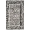 Tapete Adira de Diamantes en Marfil con Gris