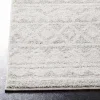 Tapete Adira de Diamantes en Marfil con Gris