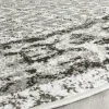 Tapete Adira de Diamantes en Marfil con Gris