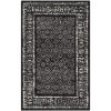 Tapete Adira de Diamantes en Negro con Gris