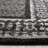 Tapete Adira de Diamantes en Negro con Gris