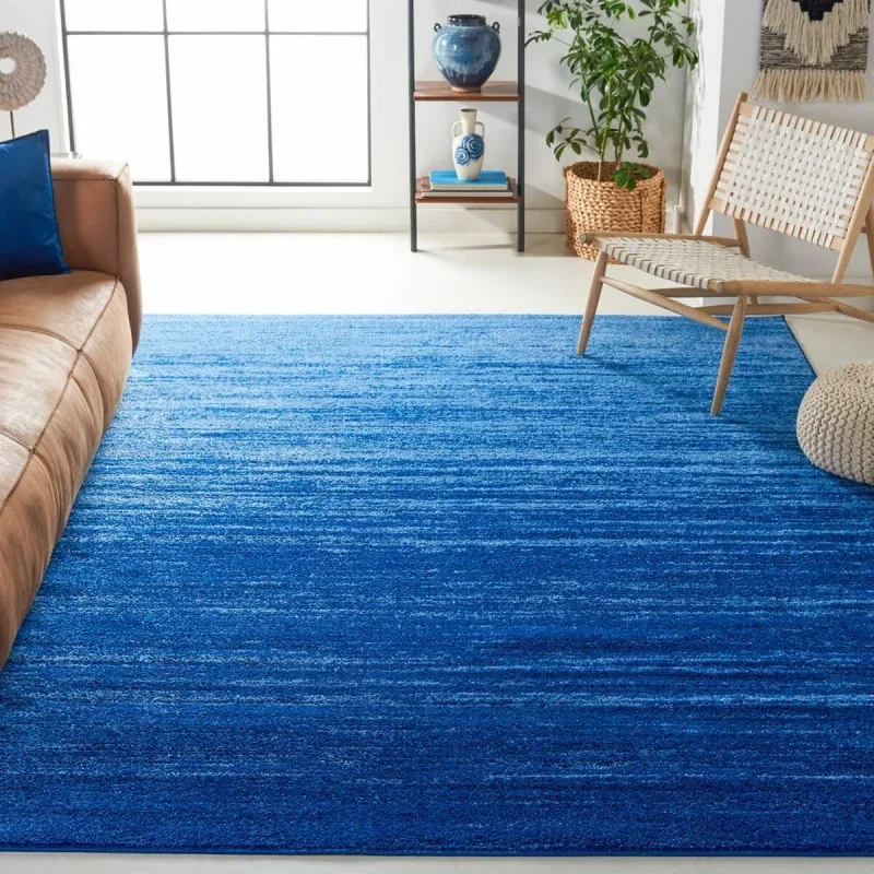 Tapete Adira de Rayas en Azul