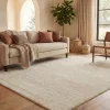 Tapete Adira de Rayas en Beige con Marfil